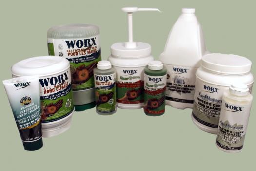 1) Worx – a range of effective hand cleansing and care products from Canada - is now available in the UK through hand tool distributor, Damar International