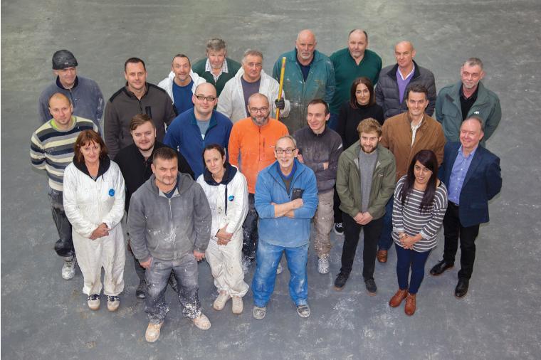 1) 25 skilled and experienced craftspeople have been re-employed in the new Darwen Terracotta and Faience business.