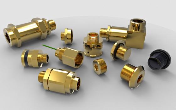 1) Compliant with international standards and approvals, Hawke thread adaptors, reducers and fittings enable interconnection of dissimilar sized connections on cable glands and enclosures