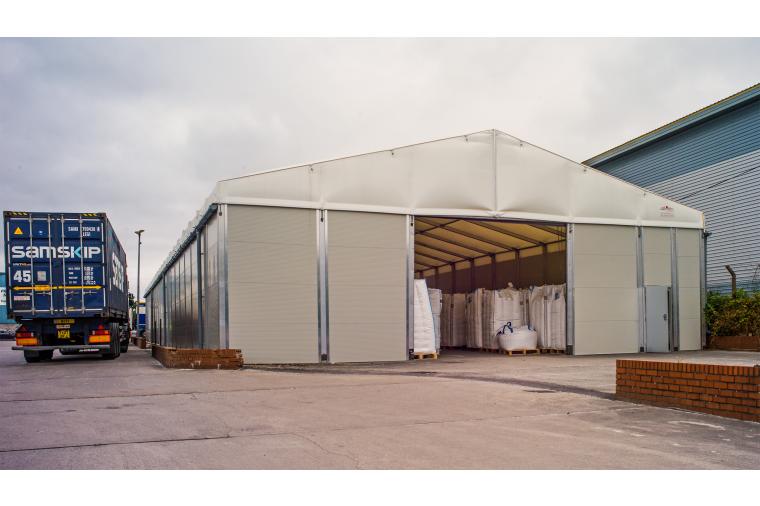 1) The Smart Space temporary building solves an immediate capacity problem and can provide years of use for Resin Handling Services