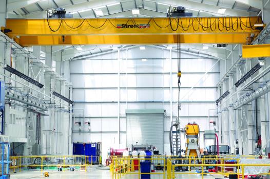 3) Street Crane Company are the UK's largest manufacturer of overhead, gantry and jib cranes. Their cranes are an integral part of the manufacturing process at Hayward Tyler’s “centre of excellence” in Luton.