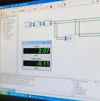 3) BS6180 test readout during testing