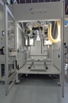 5) Doors open: the new stream finishing machine will advance aerospace component surface finishing R&D and also be used for sub-contract services