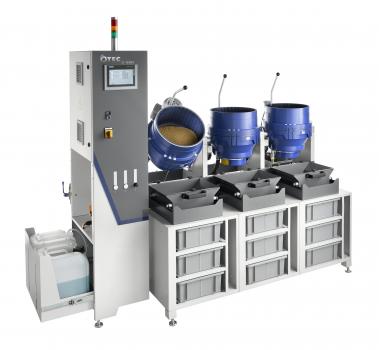 1) The new OTEC series disc finishing machines has a modular design with integrated storage