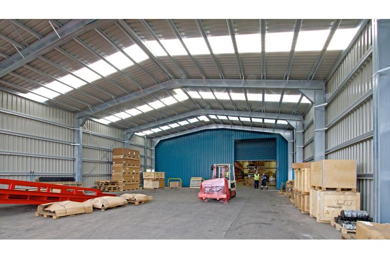 2) The Smart Space quick build system uses strong, but light weight, roll-formed steel sections in place of conventional hot rolled steel
