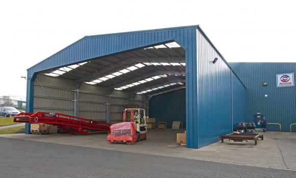 1) Smart Space have provided Mitchell Powersystems with a 20 by 25 metres open-ended covered loading bay