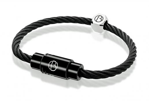 3) Wallwork PVD coating used to produce Polished Black - Bailey of Sheffield stainless steel bracelet