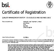 1) AS9100 certification for hot isostatic pressing at Wallwork