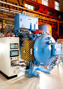 1) A new vacuum carburising furnace at Wallwork Manchester