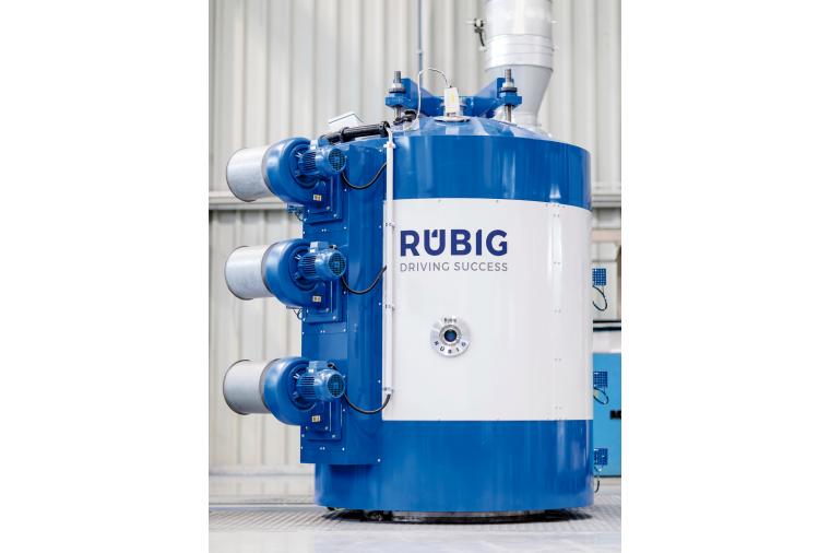 1) The first of two additional Rübig plasma nitriders for Wallwork Cambridge