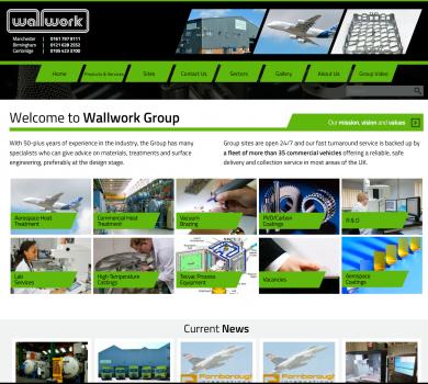 1) The Wallwork Group's new web site brings together their complete portfolio of services in one easy to navigate place