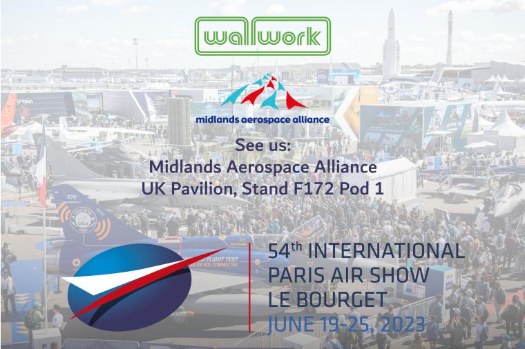 2) Wallwork will exhibit on stand F172, Pod 1, on the Midlands Aerospace stand in the UK pavilion