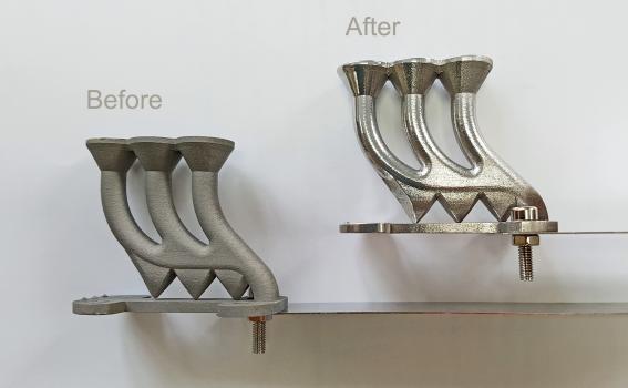 1) Wallwork hold key patents on an electrolytic plasma process that can remove excess material on complex components produced by additive manufacturing